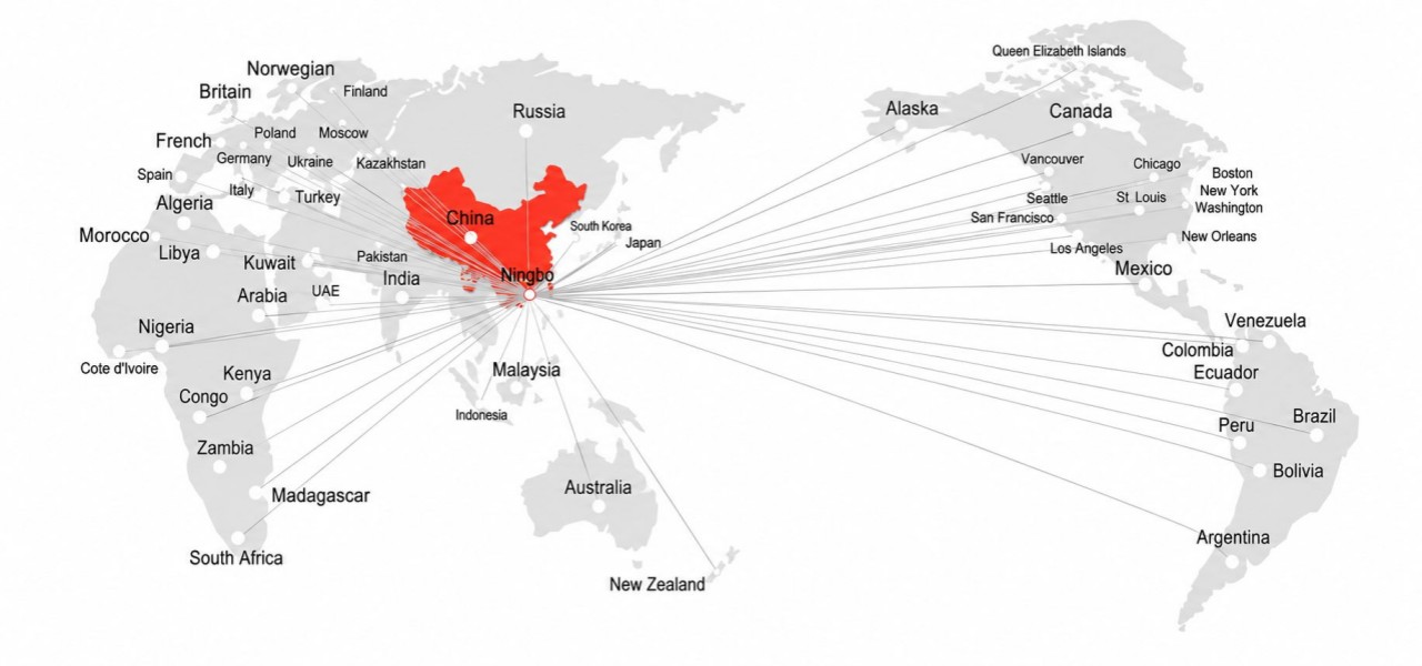 TRANSCO global sales network